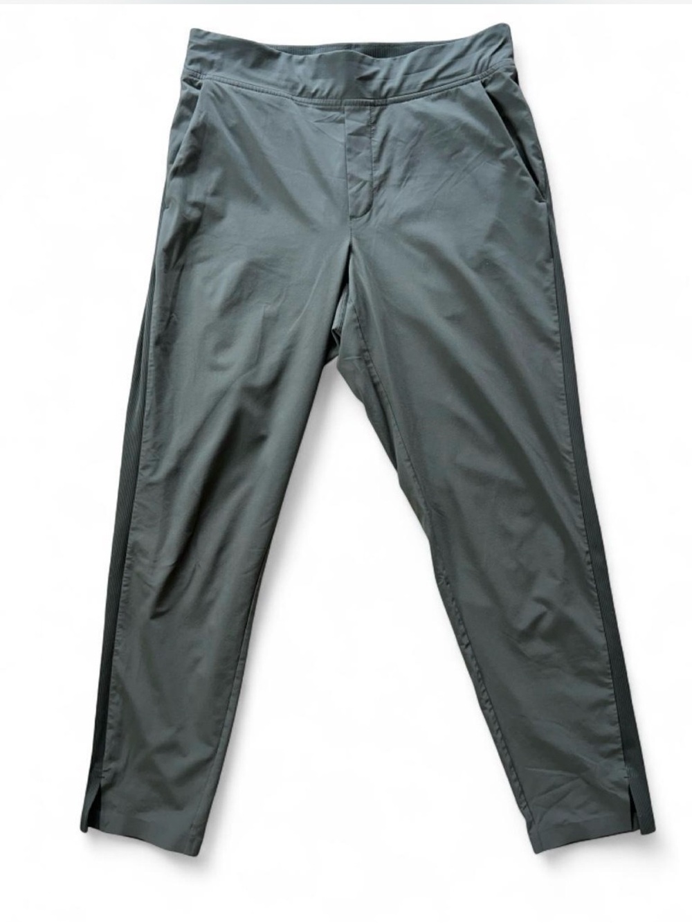 Athleta Brooklyn Mid Rise Ankle Pant Grey Size 8 Style 198671
